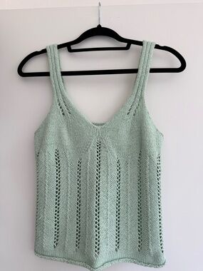Abercrombie & Fitch Mint Green Knit Tank Top